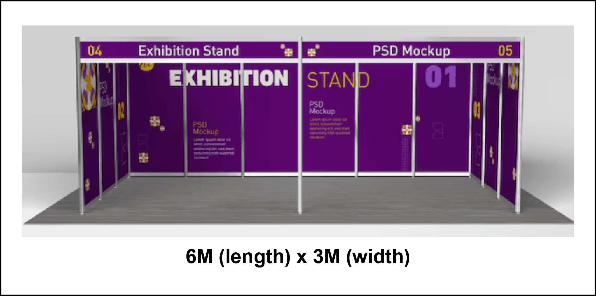 Booth interior example